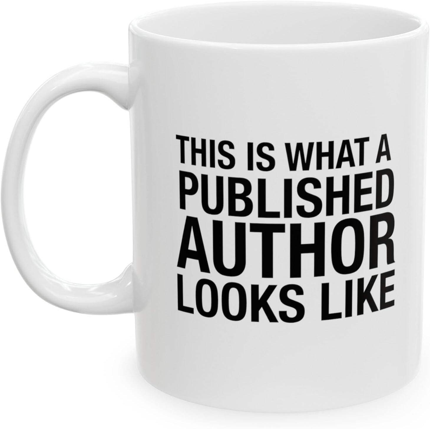 Published Author Coffee Mug White - Personalized Future BestSelling - Published Author Gift Author Mug Writer Gift For Author Future Author Book Writer Gifts