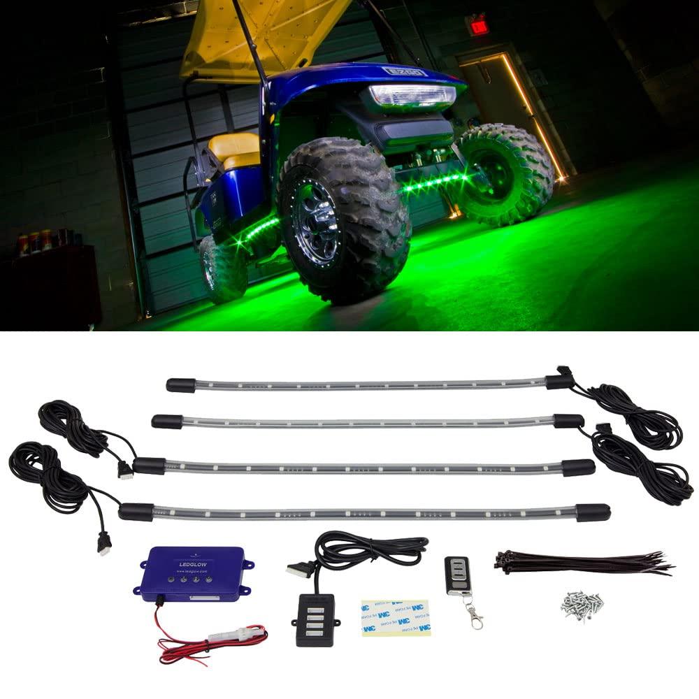LEDGlow Million Color LED Golf Cart Underbody Underglow Light Kit