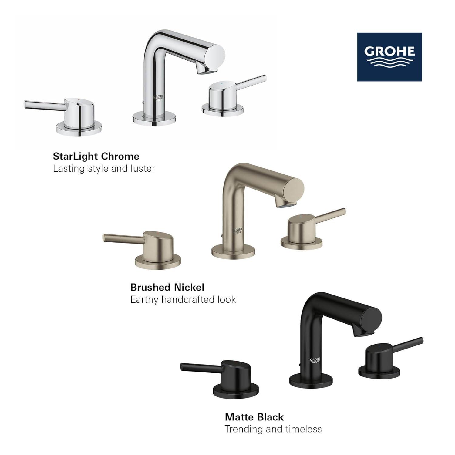 Concetto™ Mid-Arc Widespread Bathroom Faucet with Drain Assembly