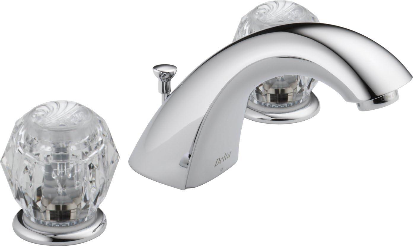 Classic Widespread Bathroom Faucet with Double Knob Handles