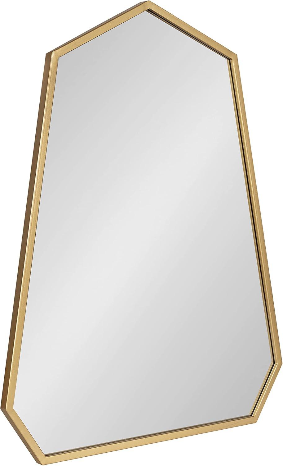 23" x 30" Hammell Framed Wall Mirror Gold - Kate & Laurel All Things Decor