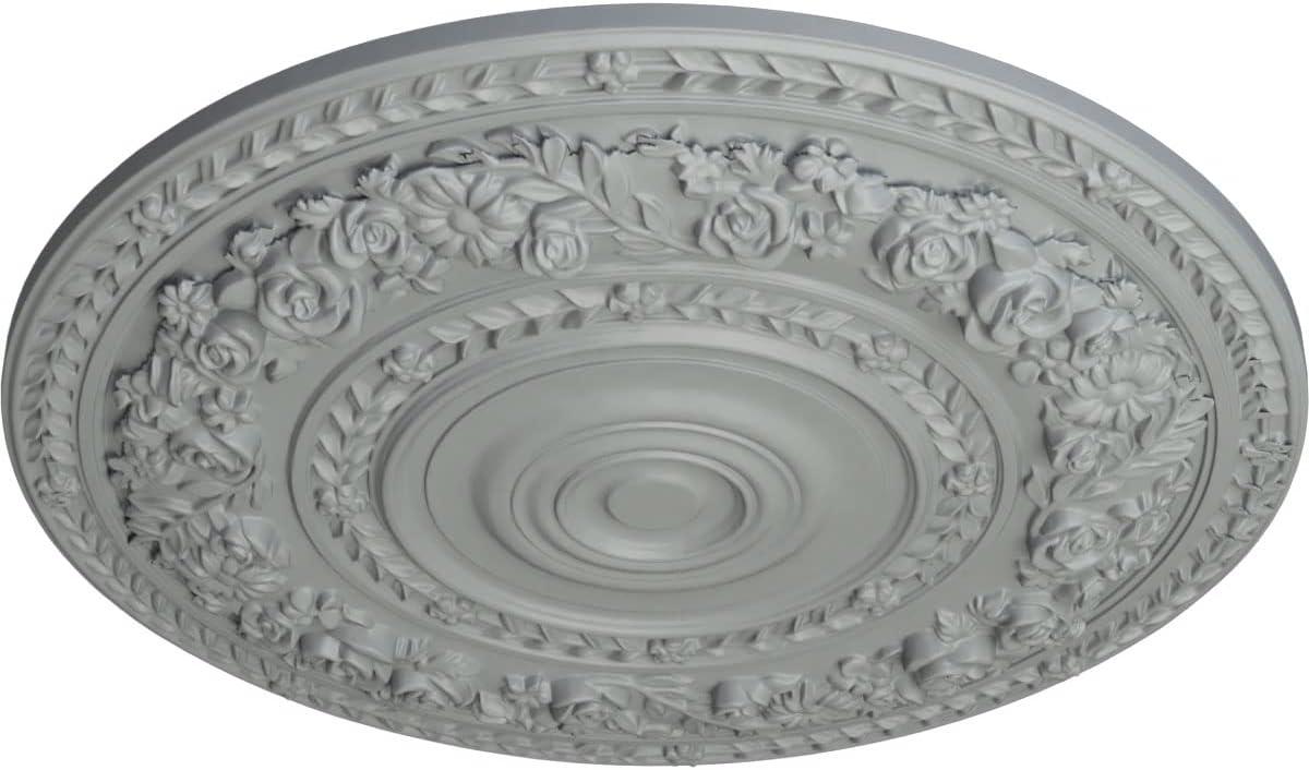 Ekena Millwork CM33RO 33.88 in. OD Architectural Rose Ceiling Medallion