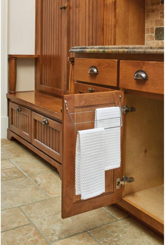 Rev-A-Shelf Kitchen & Bathroom Undersink Door Mount Towel Bar