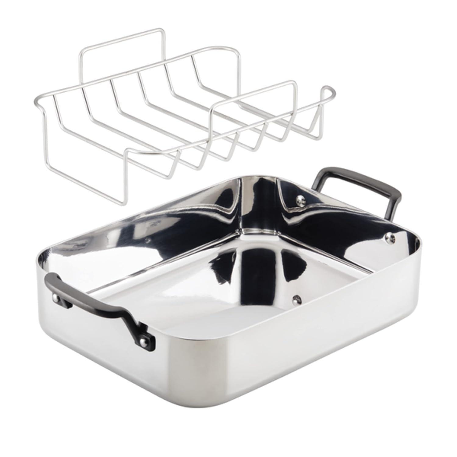 KitchenAid Stainless Steel Roasting Pan with Rack