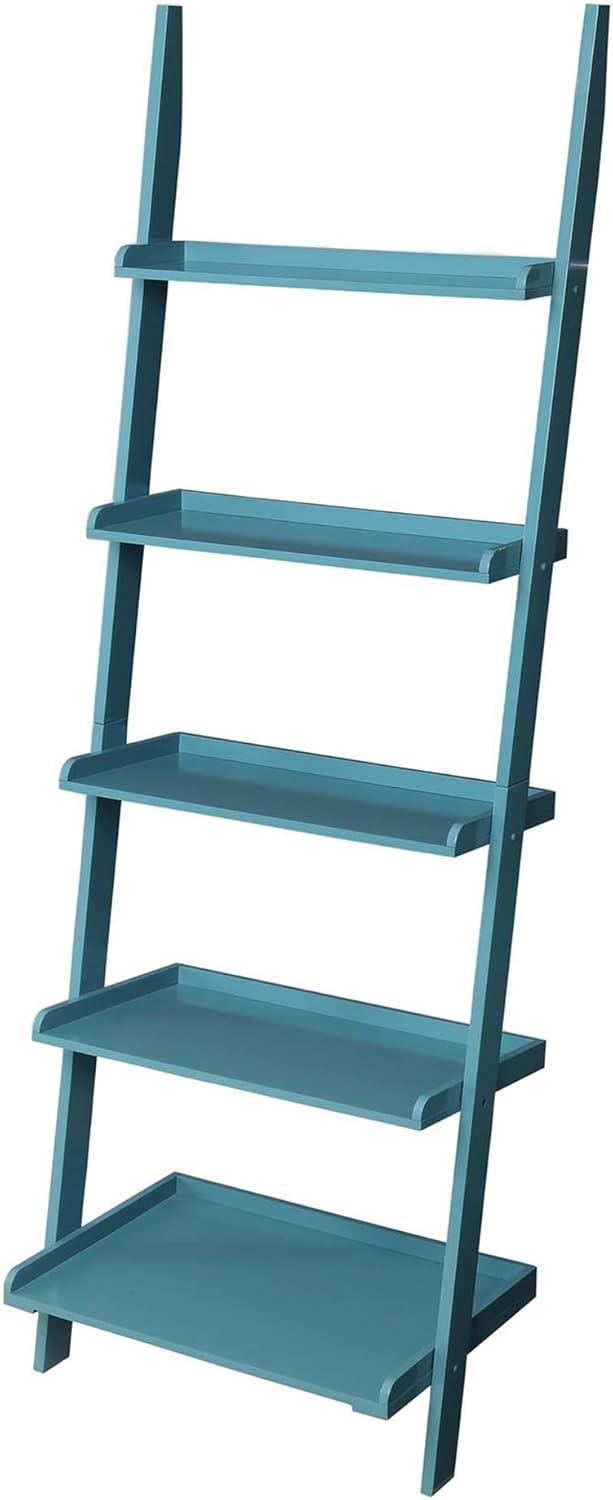 Convenience Concepts French Country Bookshelf Ladder, Blue