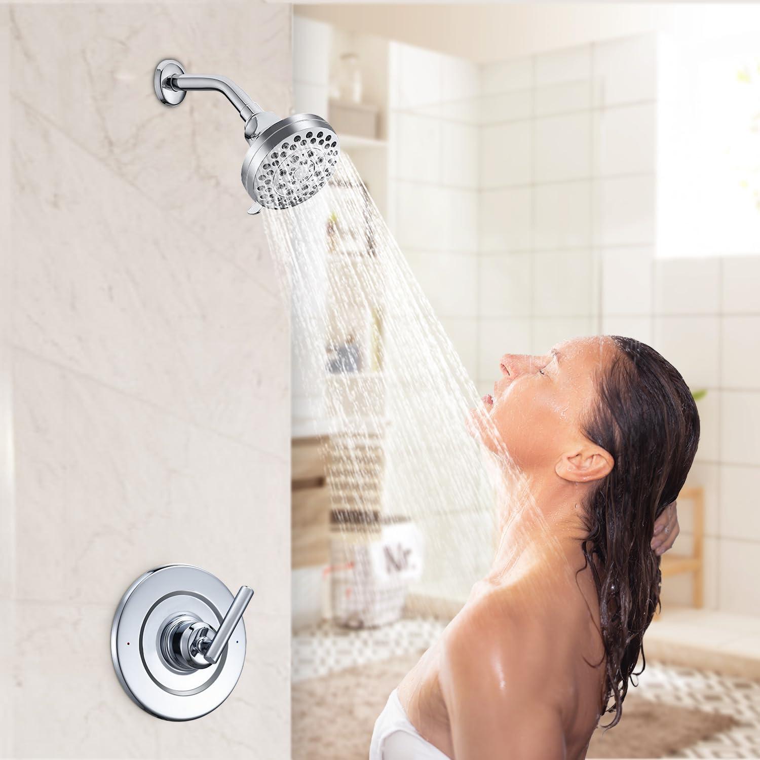 Gibson Pressure Balance Shower Faucet Trim with Lever Handle