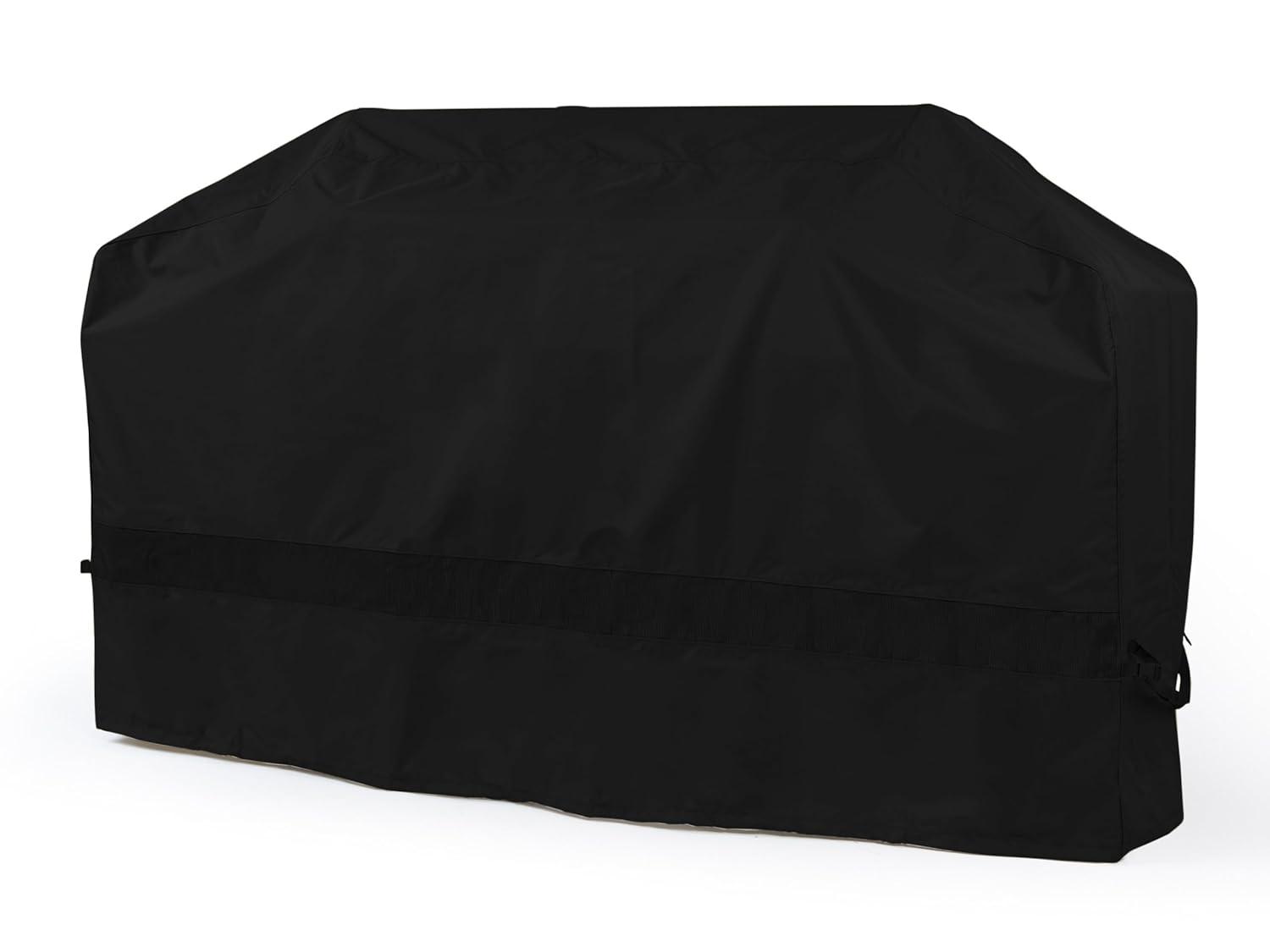 Covermates Island Grill Cover - Weather Resistant Outdoor Cover, Heavy Duty bbq Covers for Large Island, Classic 12-Guage Vinyl, 98 Inch, Black