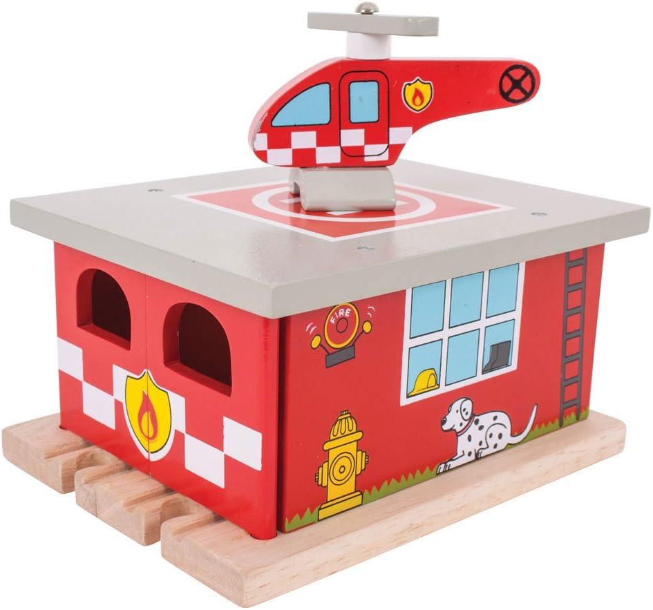 Bigjigs Rail - Firestation Shed
