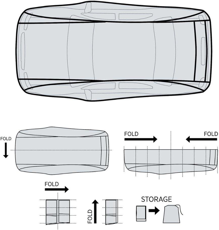 Motor Trend All Season WeatherWear 1-Poly Layer Snow Proof, Water Resistant Size L, Fits up to 185"