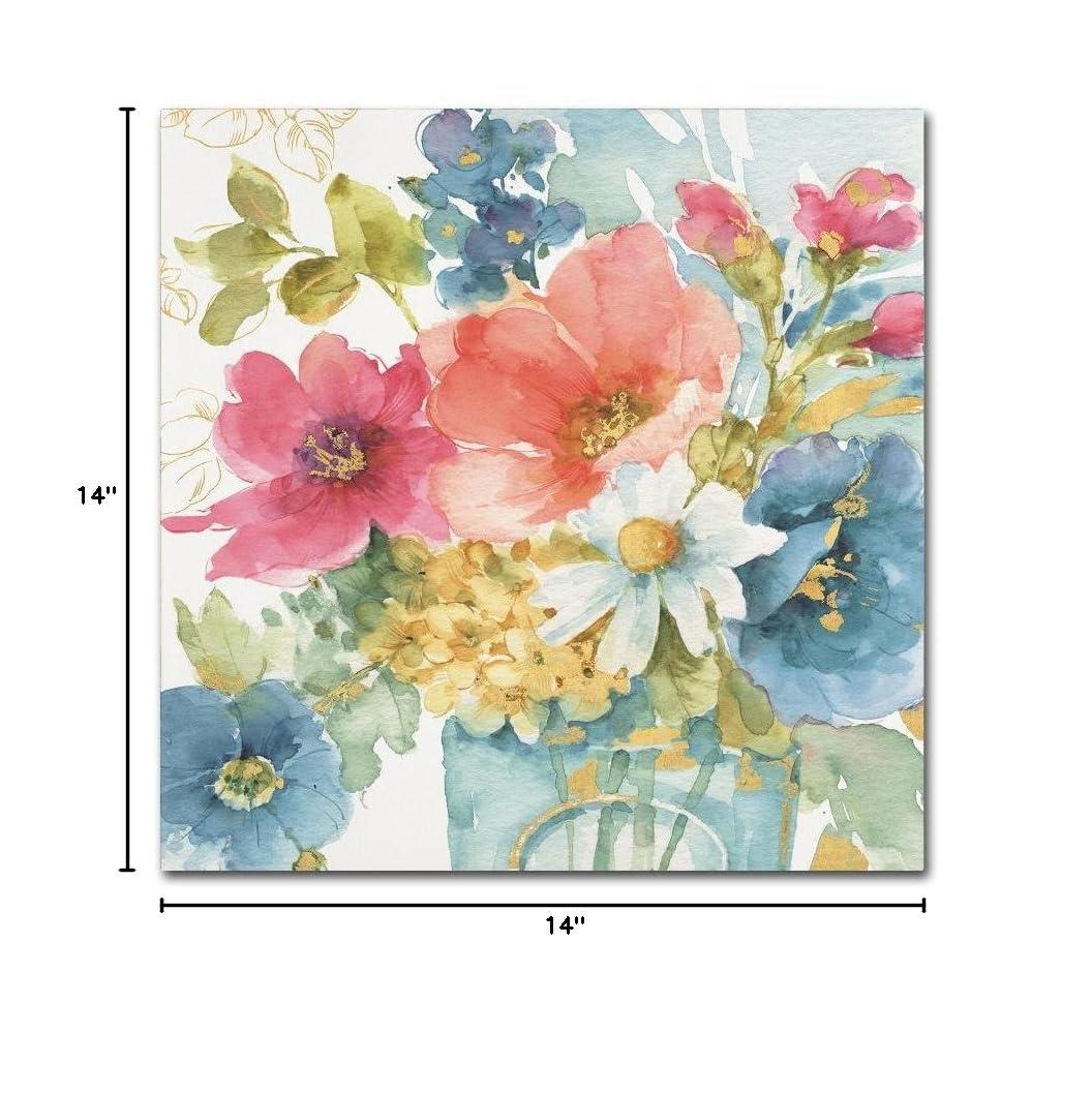 Trademark Fine Art -Lisa Audit 'My Garden Bouquet II' Canvas Art - 14''x14''
