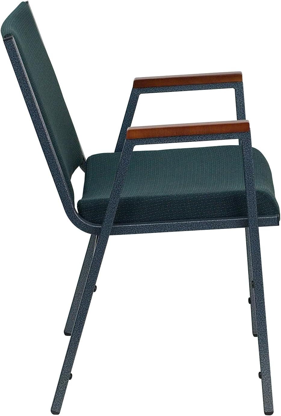 Offex Aliya Heavy Duty Stack Chair with Arms