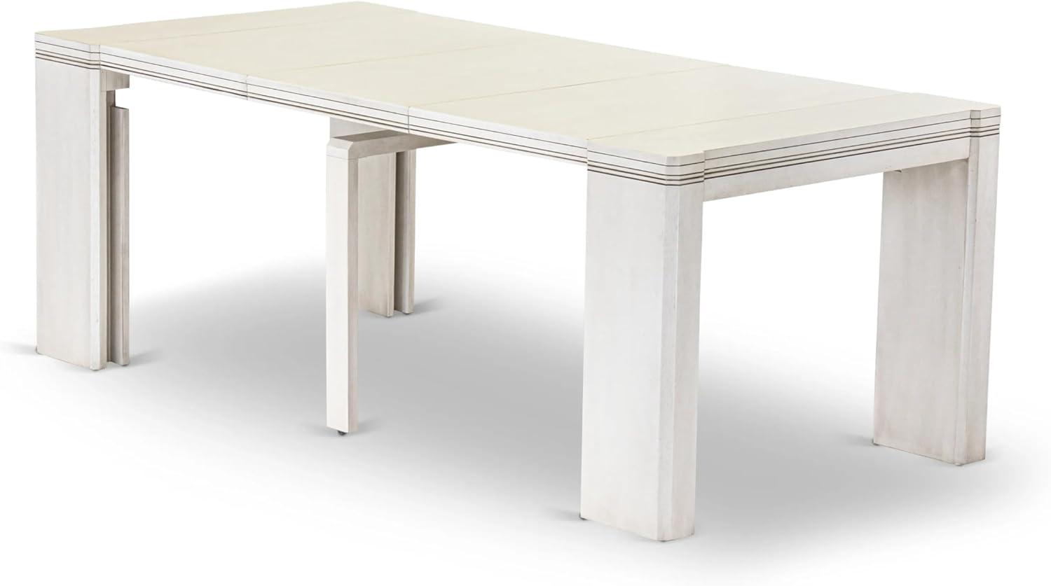 Luxe by East West Furniture Extendable Dining Table - a Rectangle Dining Table Top