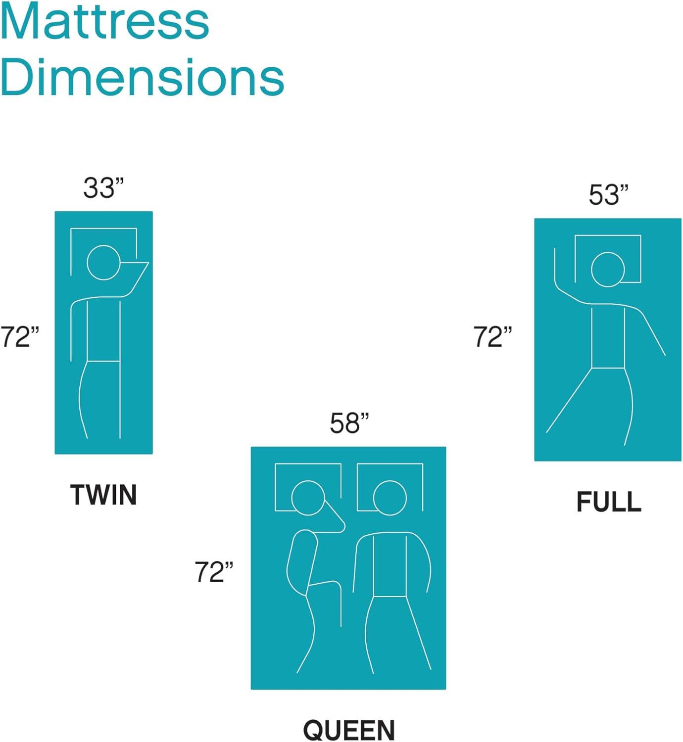 Cool Gel 4.5" Gel Memory Foam Sofa Bed Mattress, Twin