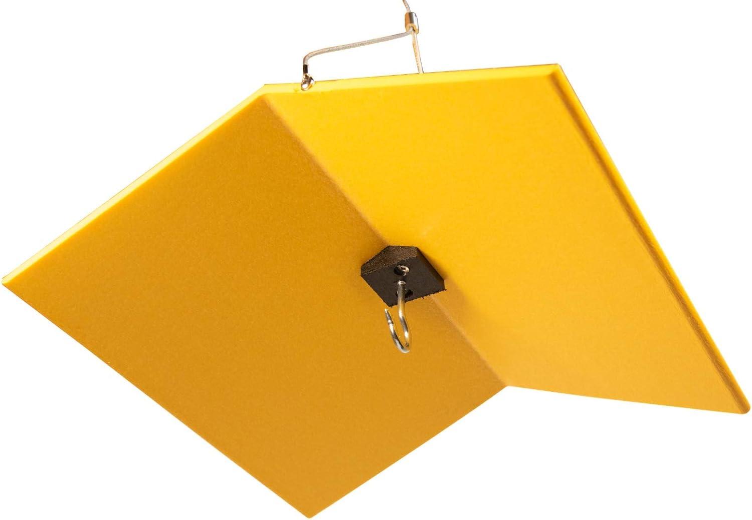 JCs Wildlife Poly Weather Cover - Rain Guard - Hang Bird Feeder or House Underneath for Protection from Rain or Snow - Easy to Clean and Use (Large,