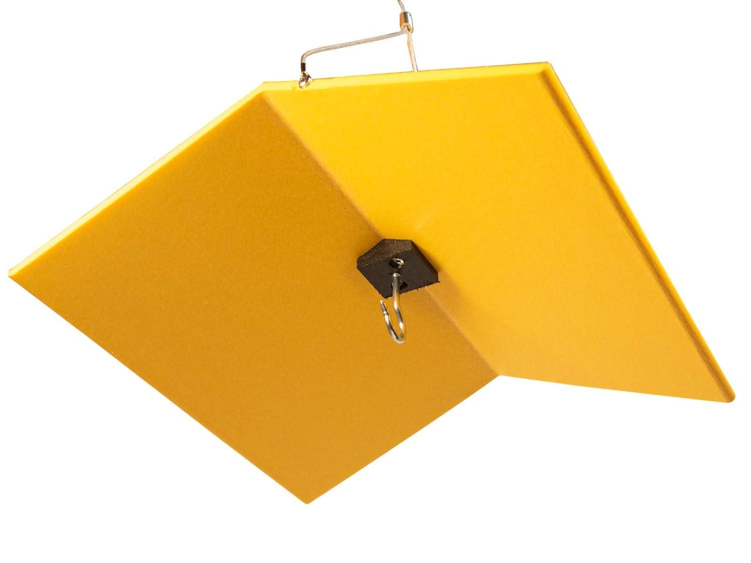 JCs Wildlife Poly Weather Cover - Rain Guard - Hang Bird Feeder or House Underneath for Protection from Rain or Snow - Easy to Clean and Use (Large,