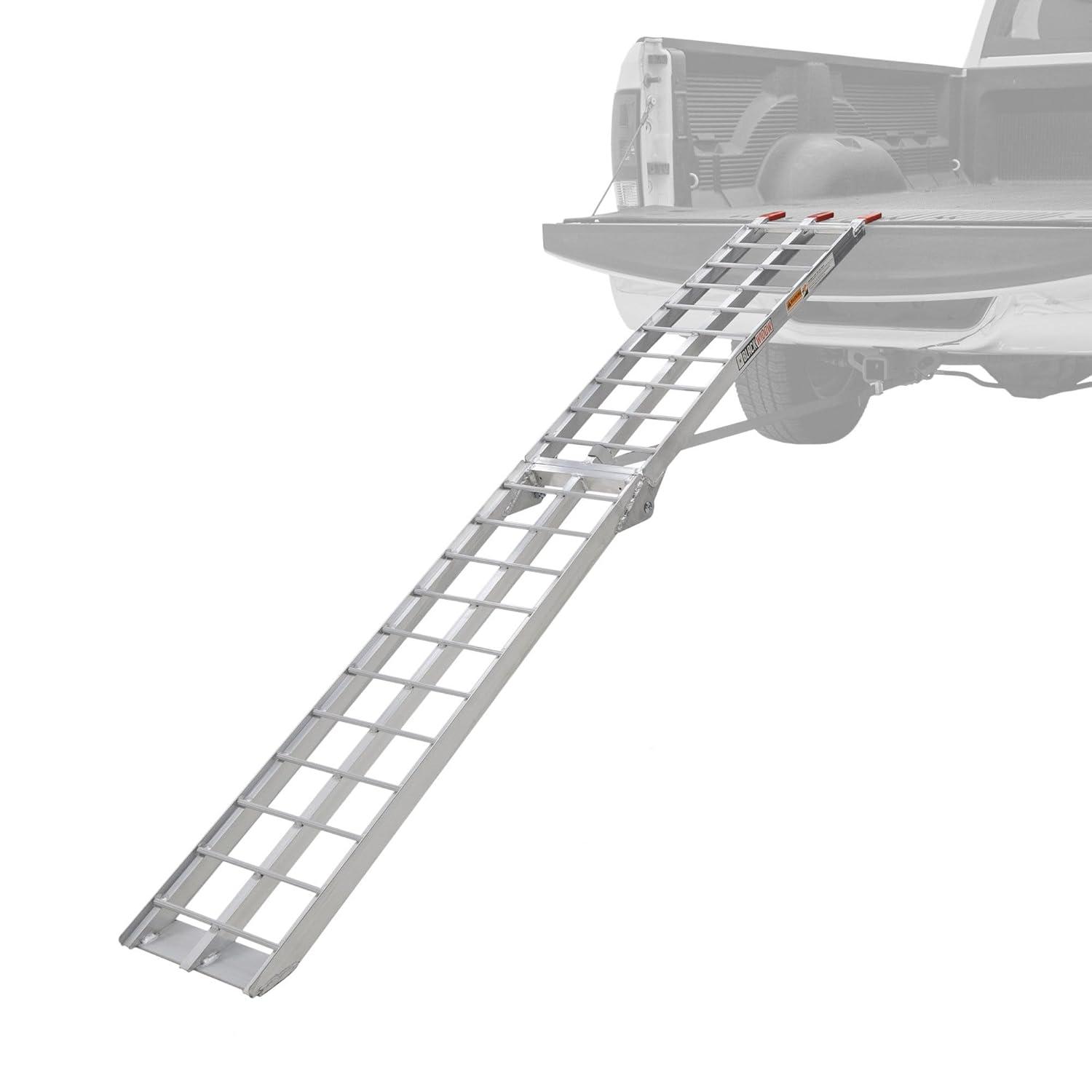 Black Widow AFL-9012 Aluminum 7' 6 Arched Folding Motorcycle Ramp