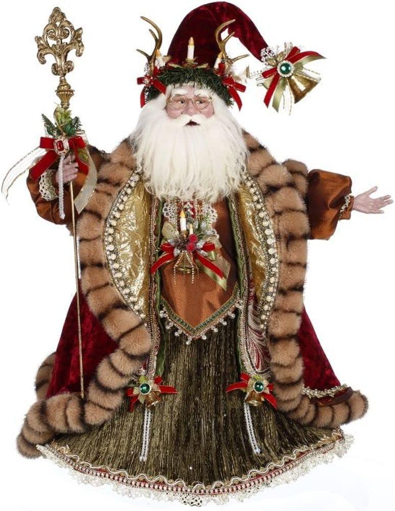 Handmade 27-Inch Resin Santa Claus Christmas Figurine