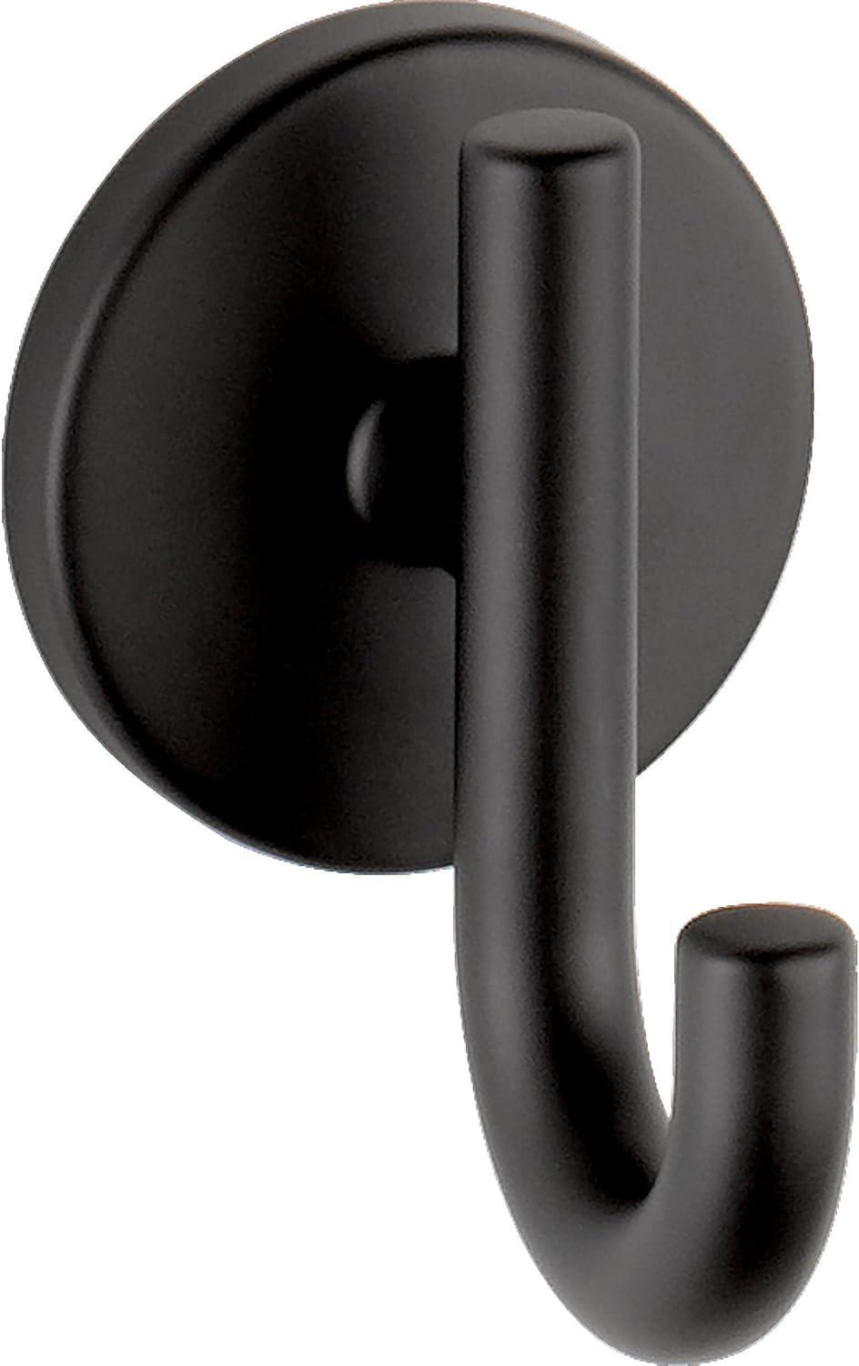 Matte Black Modern Stainless Steel Wall Mount Towel Hook