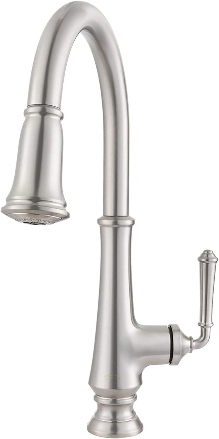 Delancey Pull Down Single Handle Kitchen Faucet With Accessories