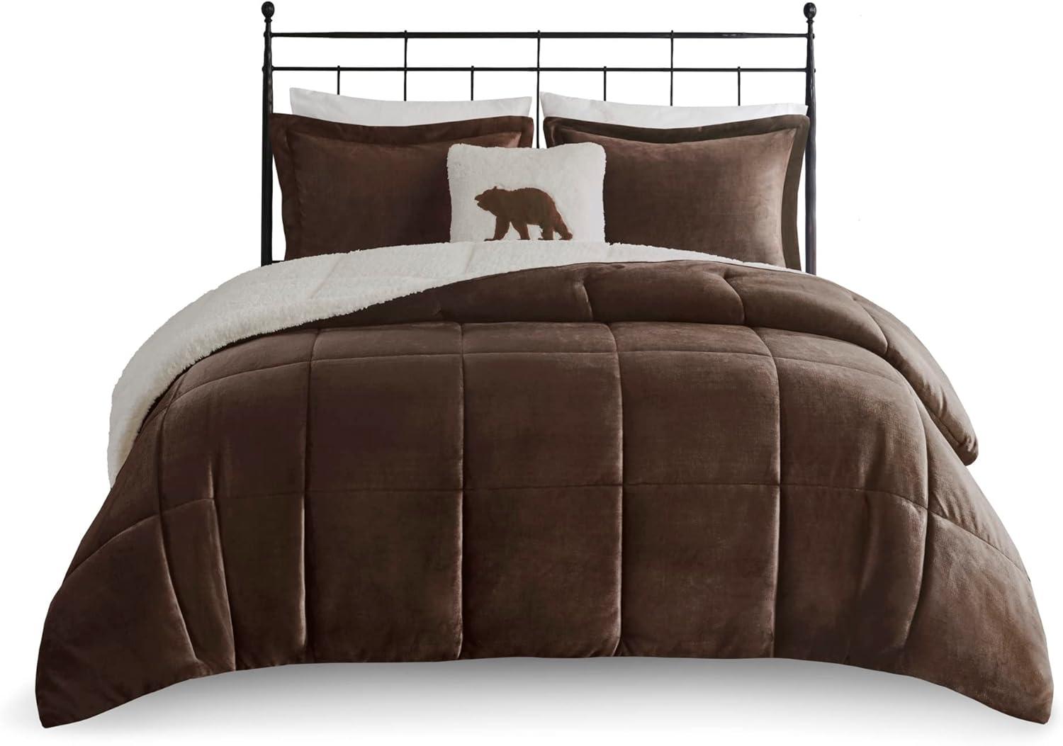 Woolrich Woolrich Alton Plush to Sherpa Down Alternative Comforter Set