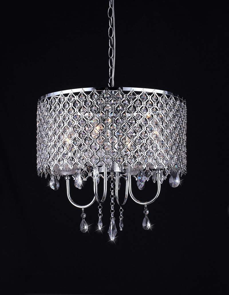 Warehouse of Tiffany Deluxe Crystal Chandelier