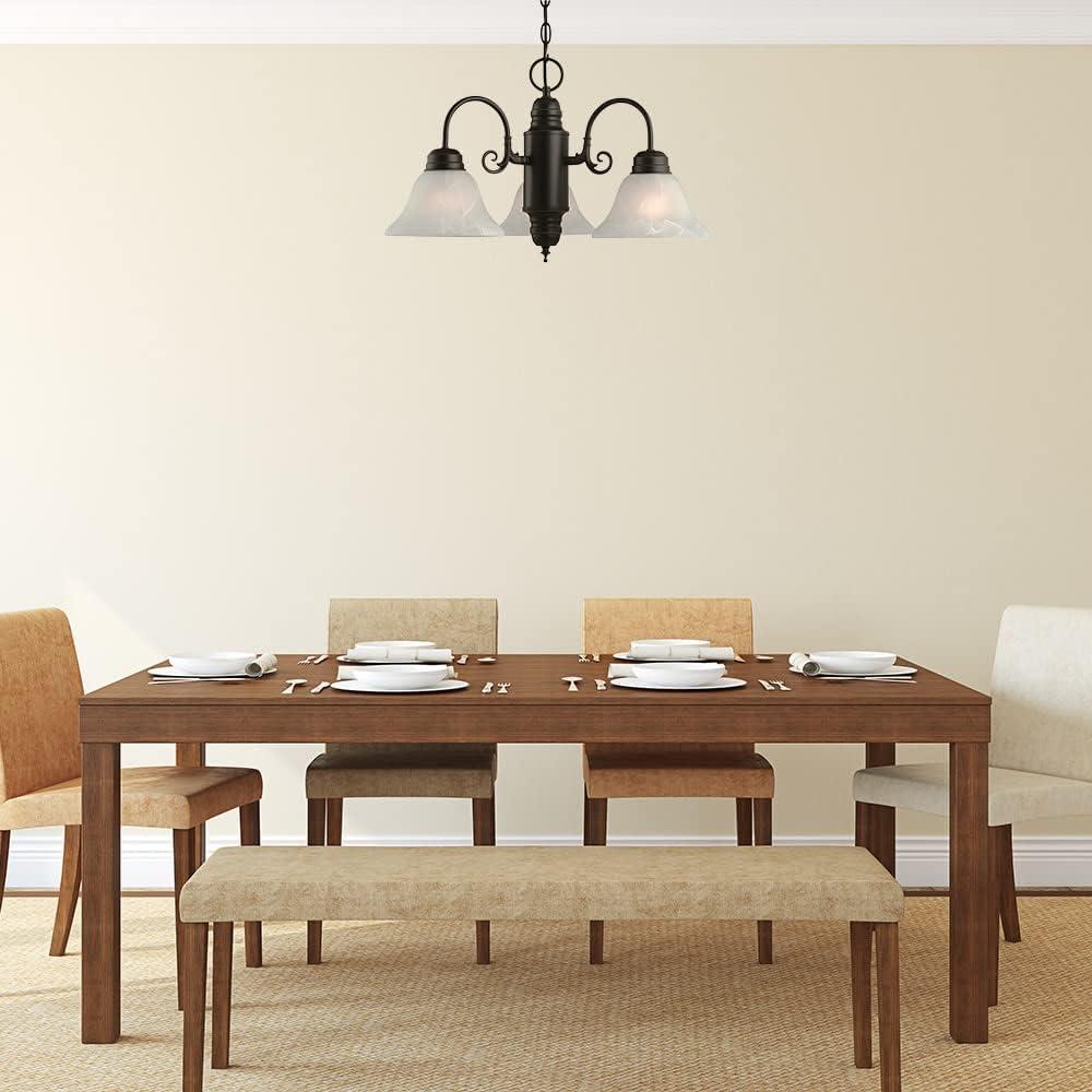 Millbridge 3-Light Oil Rubbed Bronze Modern Chandelier