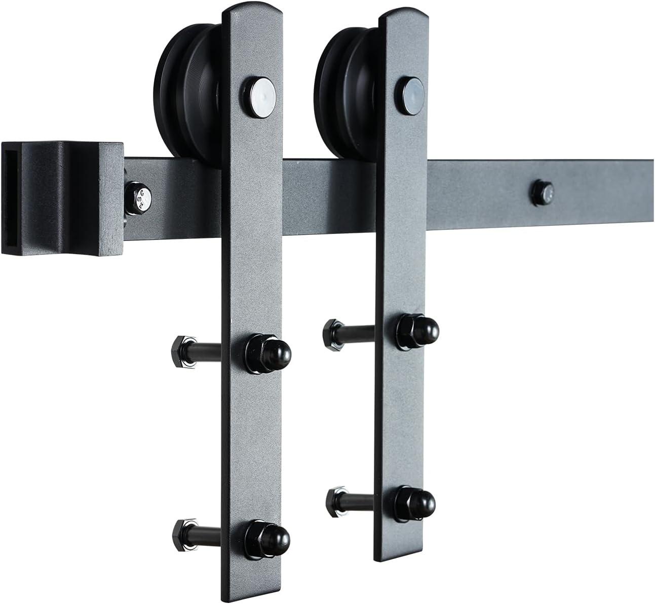 10 ft. Sliding Barn Door Hardware Kit, 330 lbs Loading Heavy Duty Barn Door Track Kit for Single Door