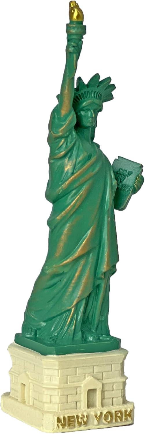 Authentic Scaled 4" Copper Statue of Liberty Replica Statues, NYC Souvenir