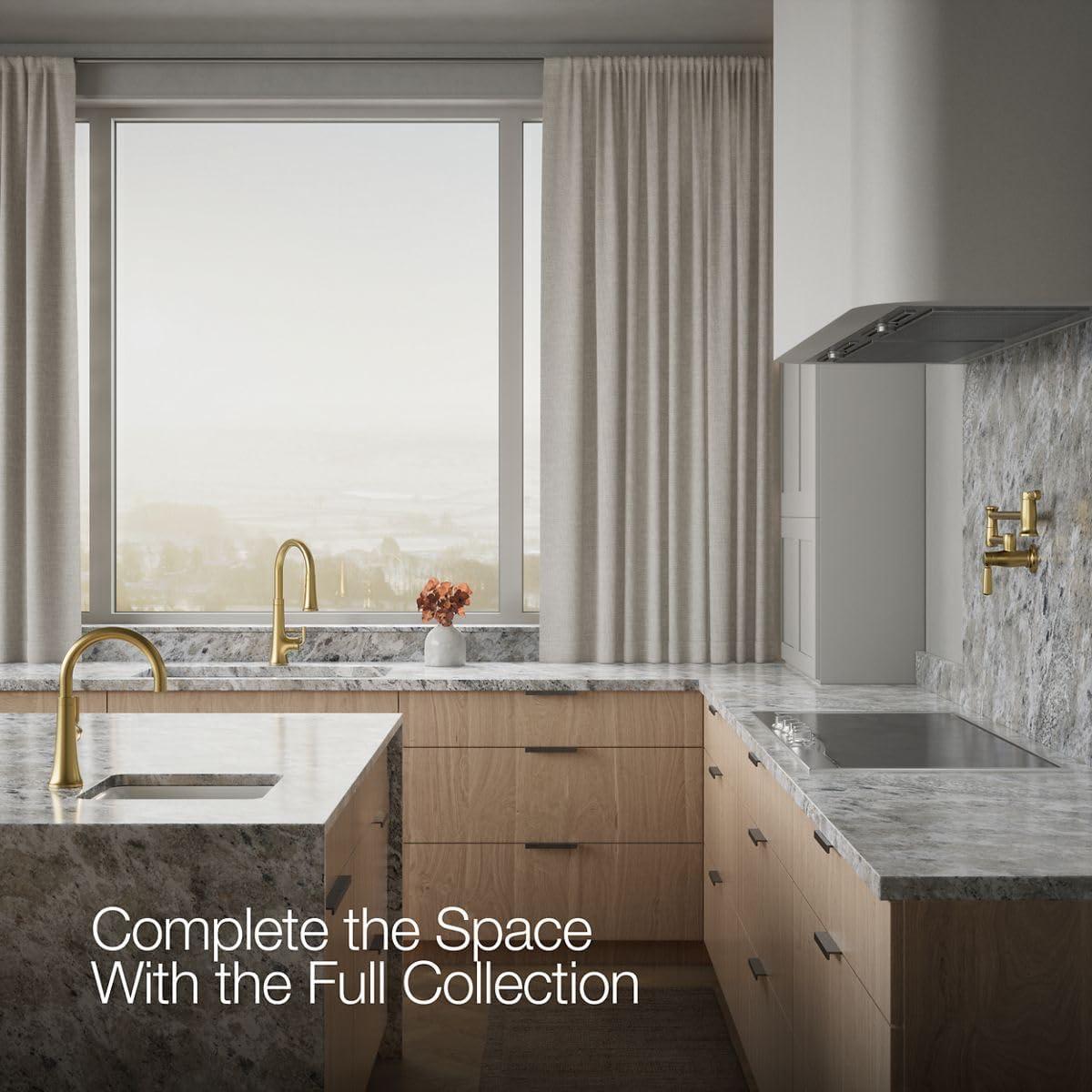 Tone Touchless Pull-Down Kitchen Sink Faucet with Three-Function Sprayhead