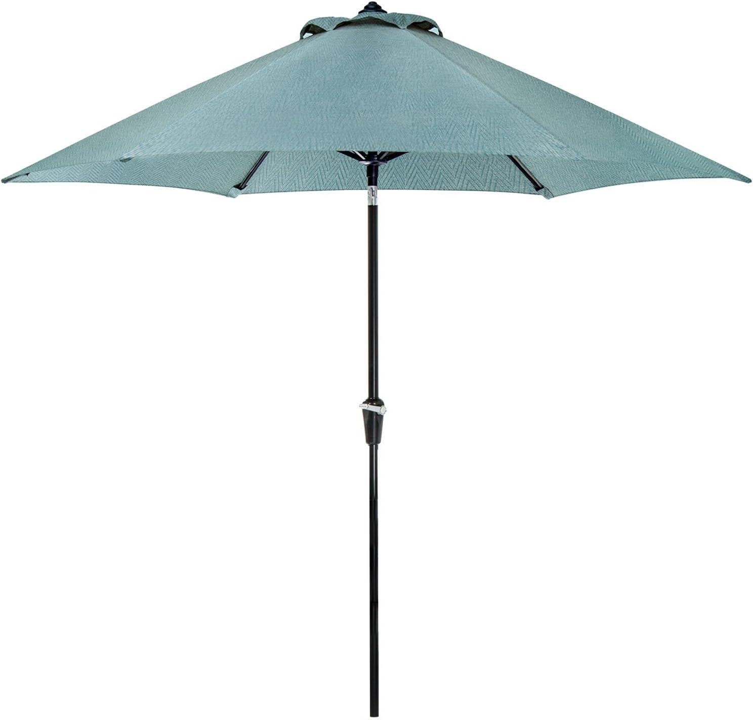 Lavallette Classic Cool Blue 9-Foot Weather-Resistant Patio Umbrella