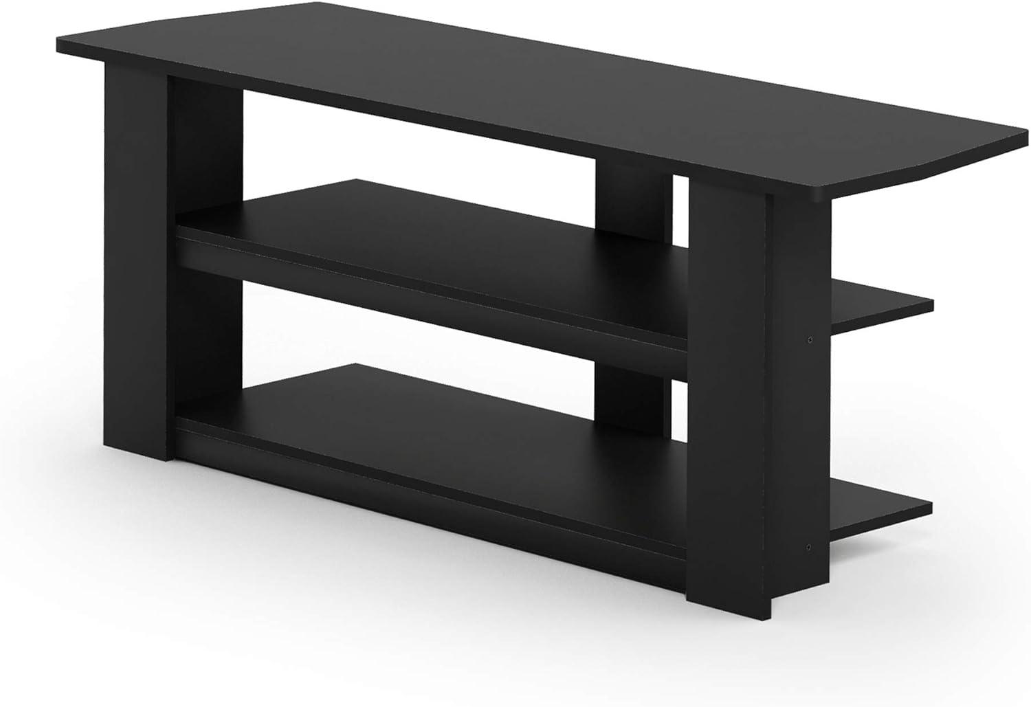 Furinno Parsons 42" Black Entertainment Center