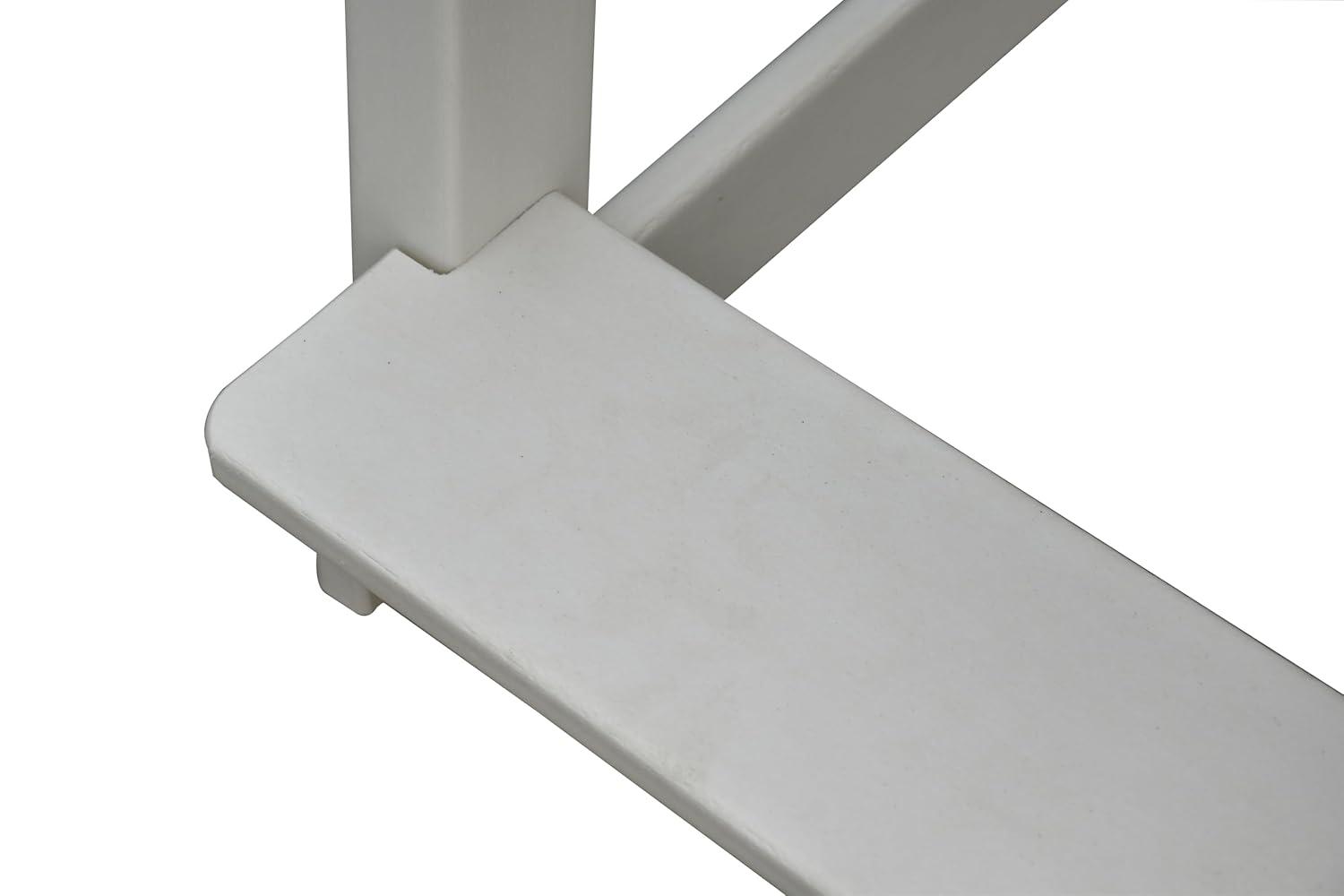 Outdoor Tall Adirondack Chair, Patio Bar Stool Chair with High Back, 400lbs, Widened Arms, All-Weather Balcony Chair for Backyard, Garden, Yard (1 PC)