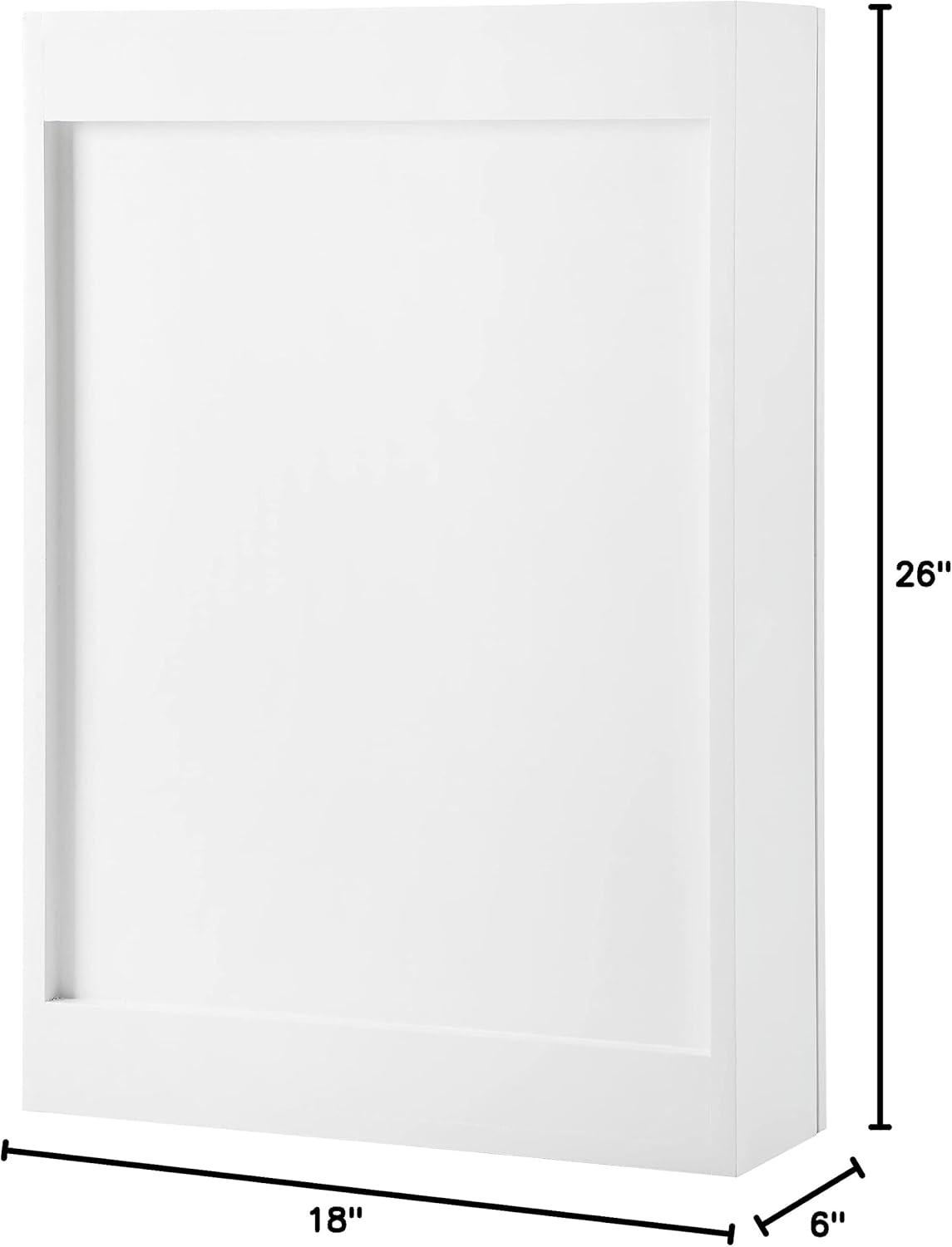 Crosley Savannah Medicine Cabinet White : Microfiber, Machine Washable, Non-Slip Backing