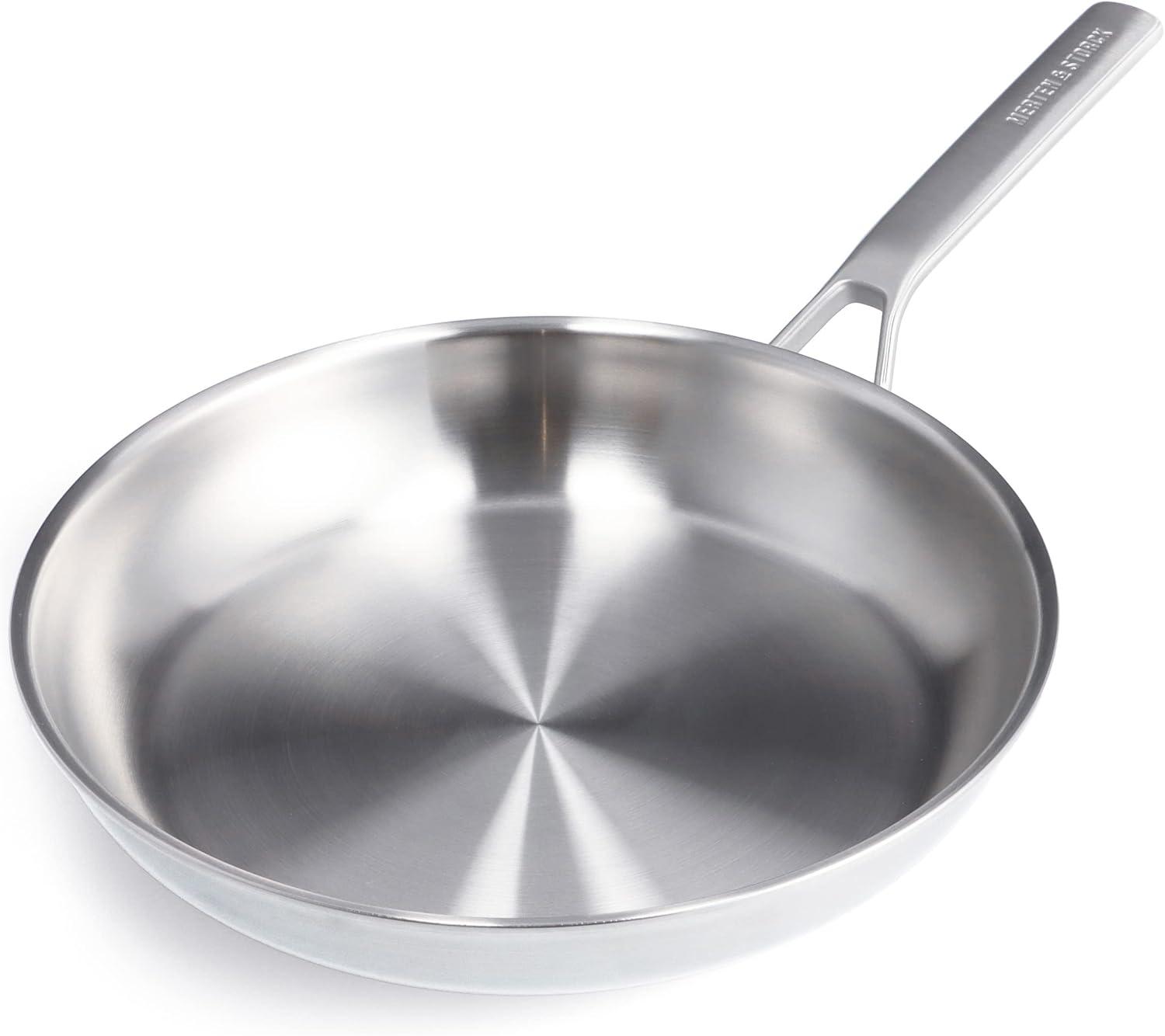 Stainless Steel 12" Non-Stick Frying Pan with Welded Handle