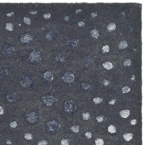 Soho SOH654 Hand Tufted Indoor Accent Rug - Dark Grey - 2'6"x4' - Safavieh
