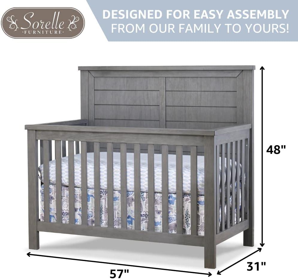 Sorelle Westley Crib - Cream/Chocolate