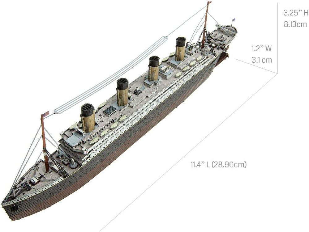 Metal Earth Premium RMS Titanic 3 Sheet 3D Laser Cut Model + Tweezers 01419