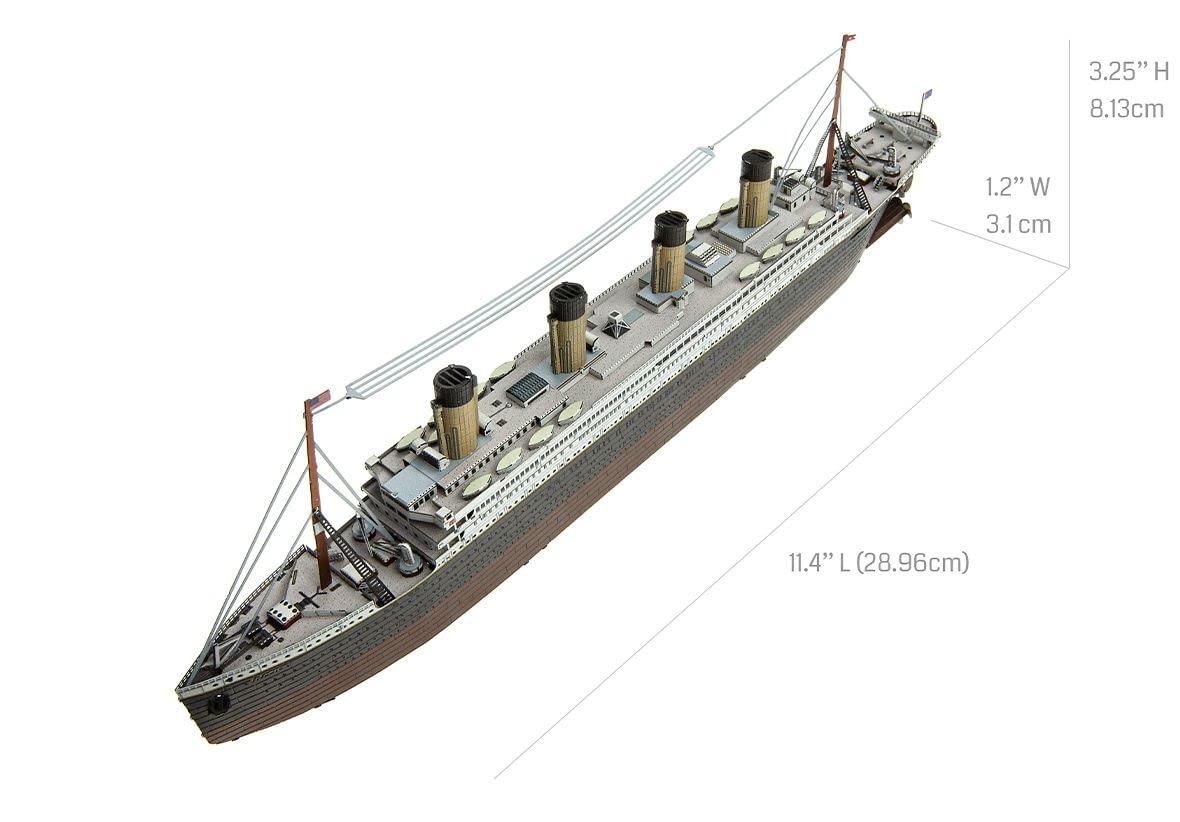 Metal Earth Premium RMS Titanic 3 Sheet 3D Laser Cut Model + Tweezers 01419