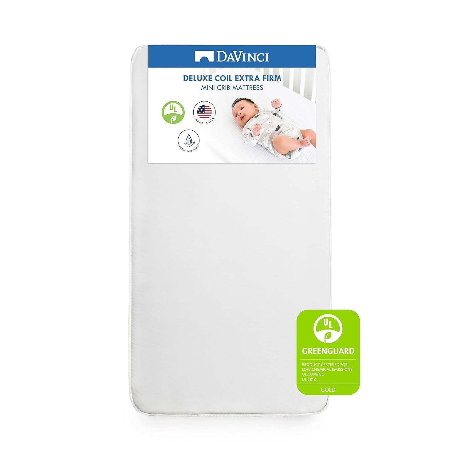 Deluxe Waterproof Mini Crib Mattress