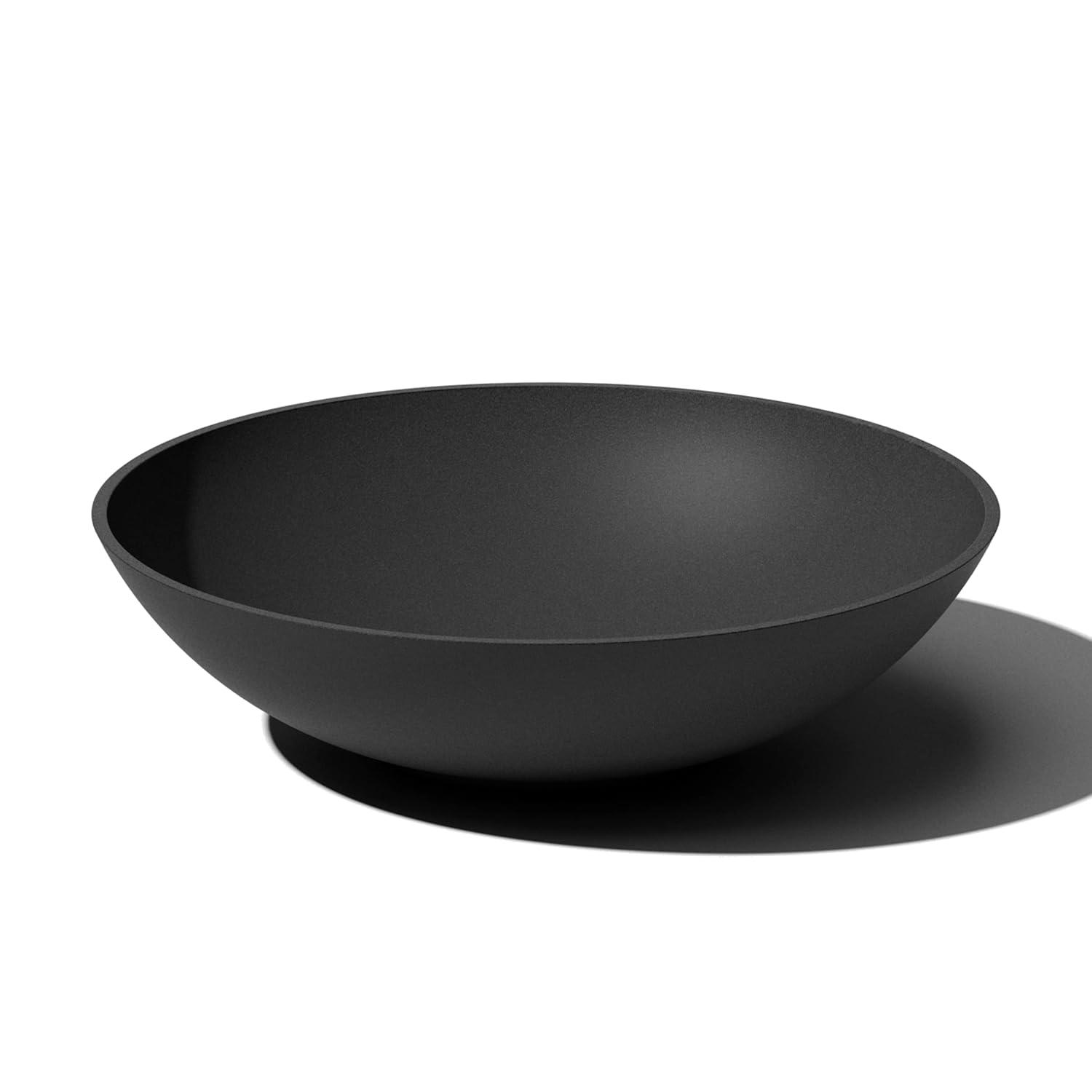 Veradek Mason Series Lane Bowl 24" Plastic-Stone Planter - Black