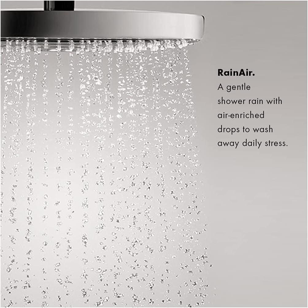 Croma 220 Chrome Rain Showerhead and Tub System Kit