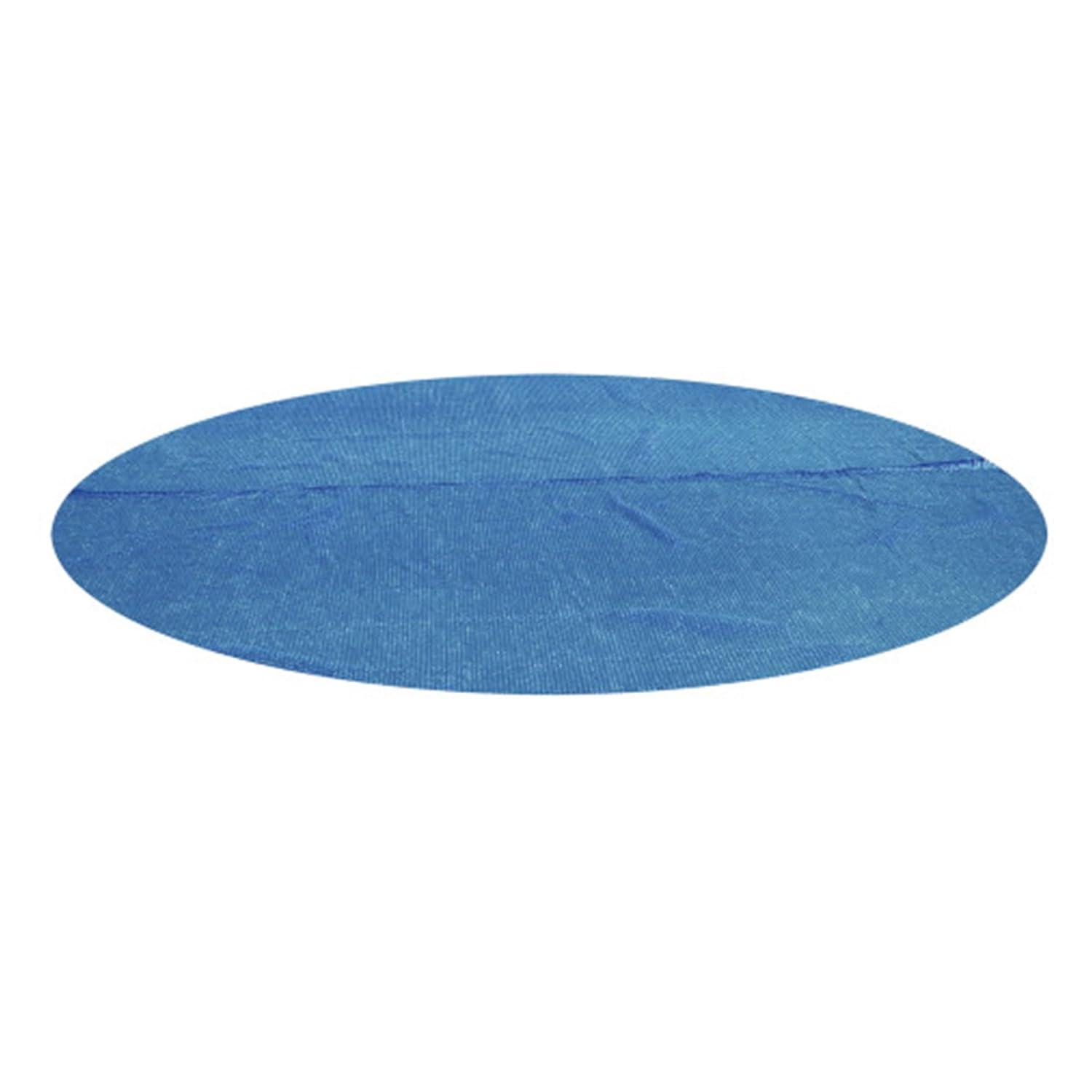 Bestway Flowclear 15 Feet Round Above Ground Solar Pool Cover Only for Pool Water Maintenance of Swimming Pools 16 Feet in Diameter, Blue