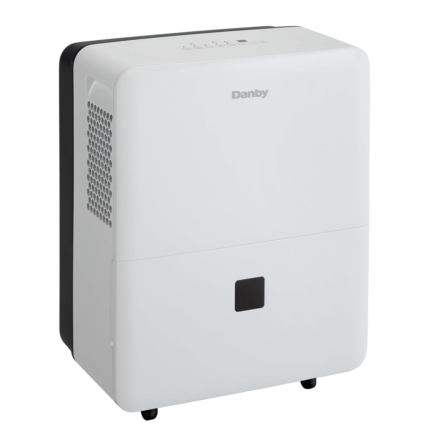 Danby 22 Pint Dehumidifier with Smart Dehumidify in White DDR020BJ2WDB