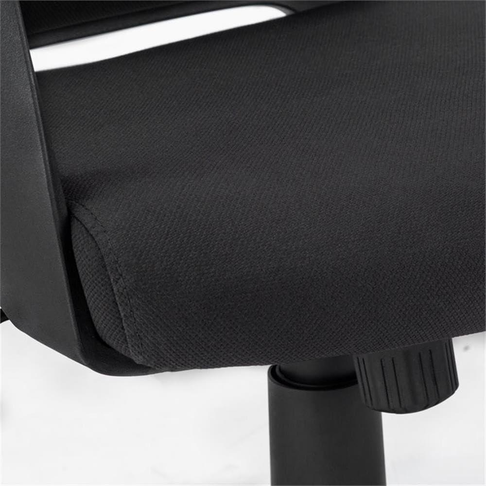 Monarch Specialties Office Chair Adjustable Height Swivel Ergonomic Armrests Computer Desk Work Metal Fabric White Grey Contemporary Modern
