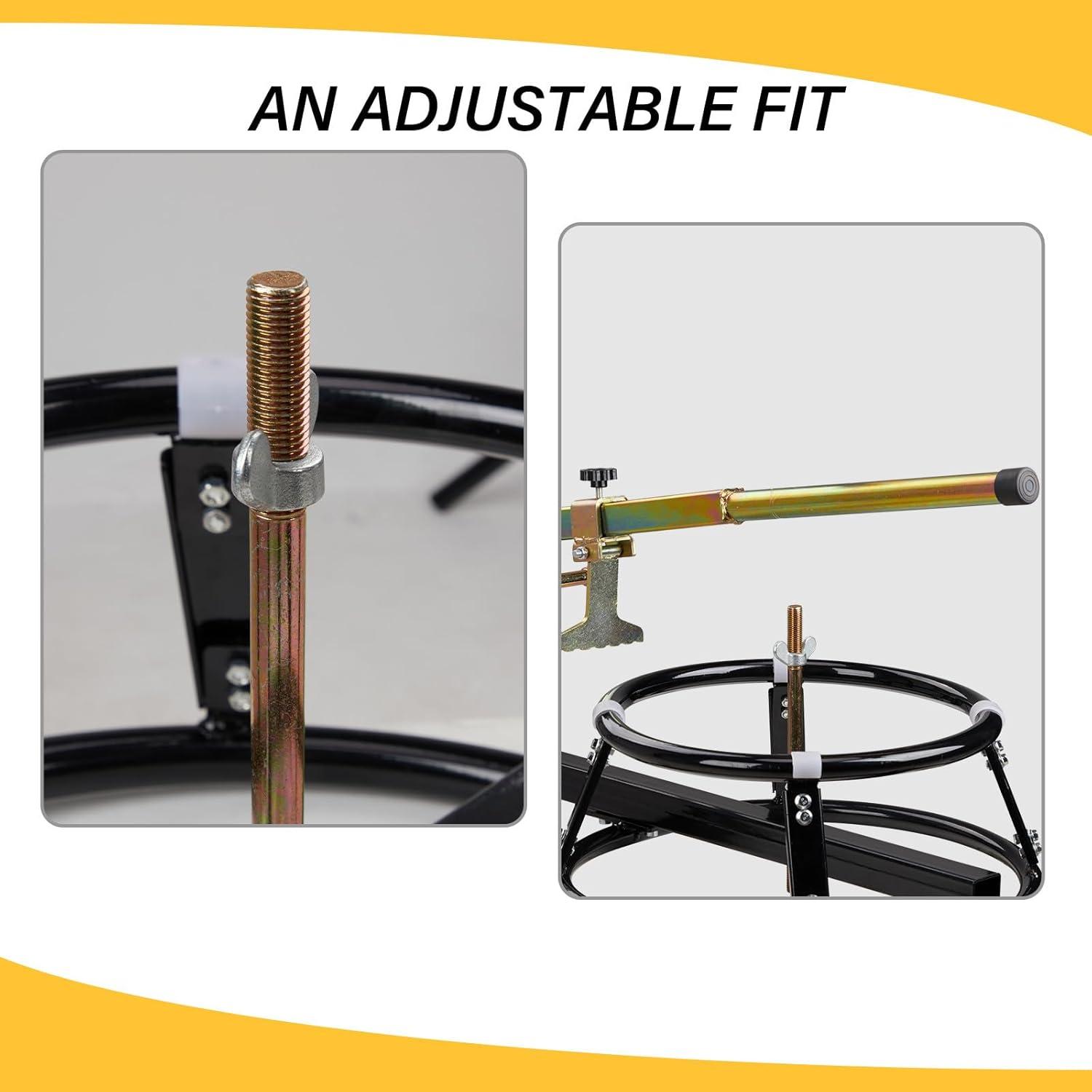 Motorcycle tire Changer for 16in to 21in Tires Dirt Bike Bead Breaker Tire Change Stand Tire Changing Stand Mount, Black