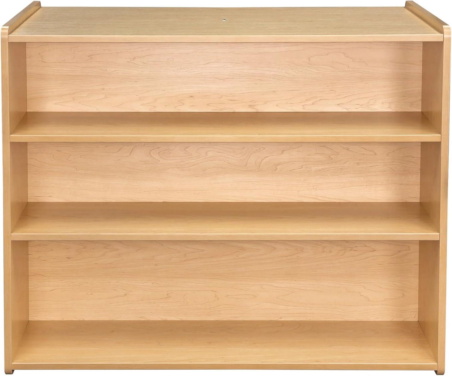 TotMate Tot Mate 3-Shelf Double Sided Classroom Storage Unit 46" W