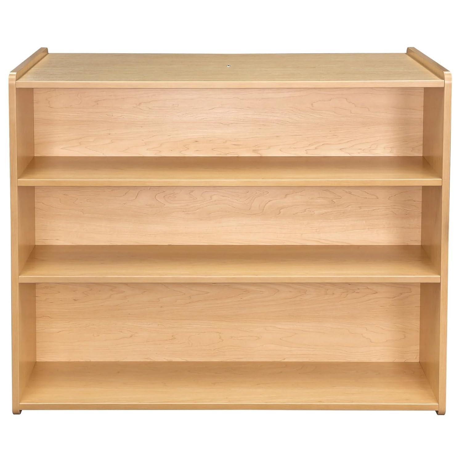 TotMate Tot Mate 3-Shelf Double Sided Classroom Storage Unit 46" W