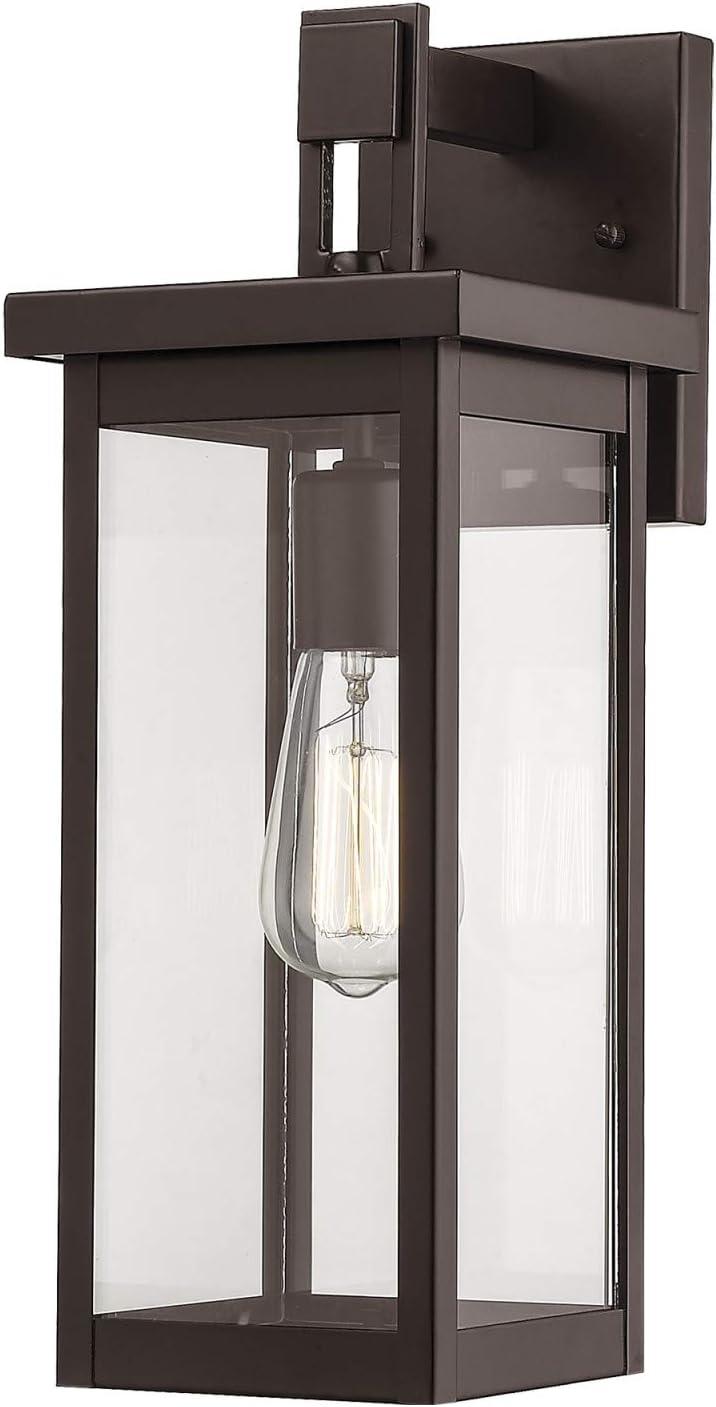 Millennium 2601-PBK Transitional One Light Outdoor Wall Bracket Finish, Powder Coat Black