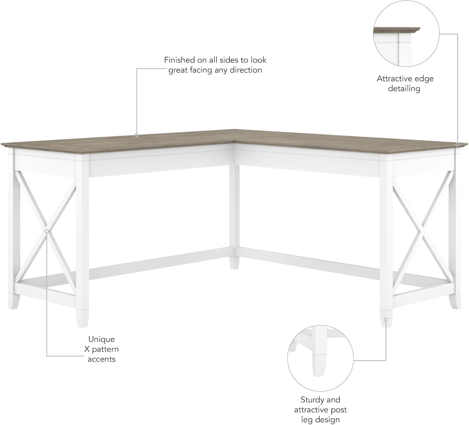 Huckins 60W L Shaped Desk