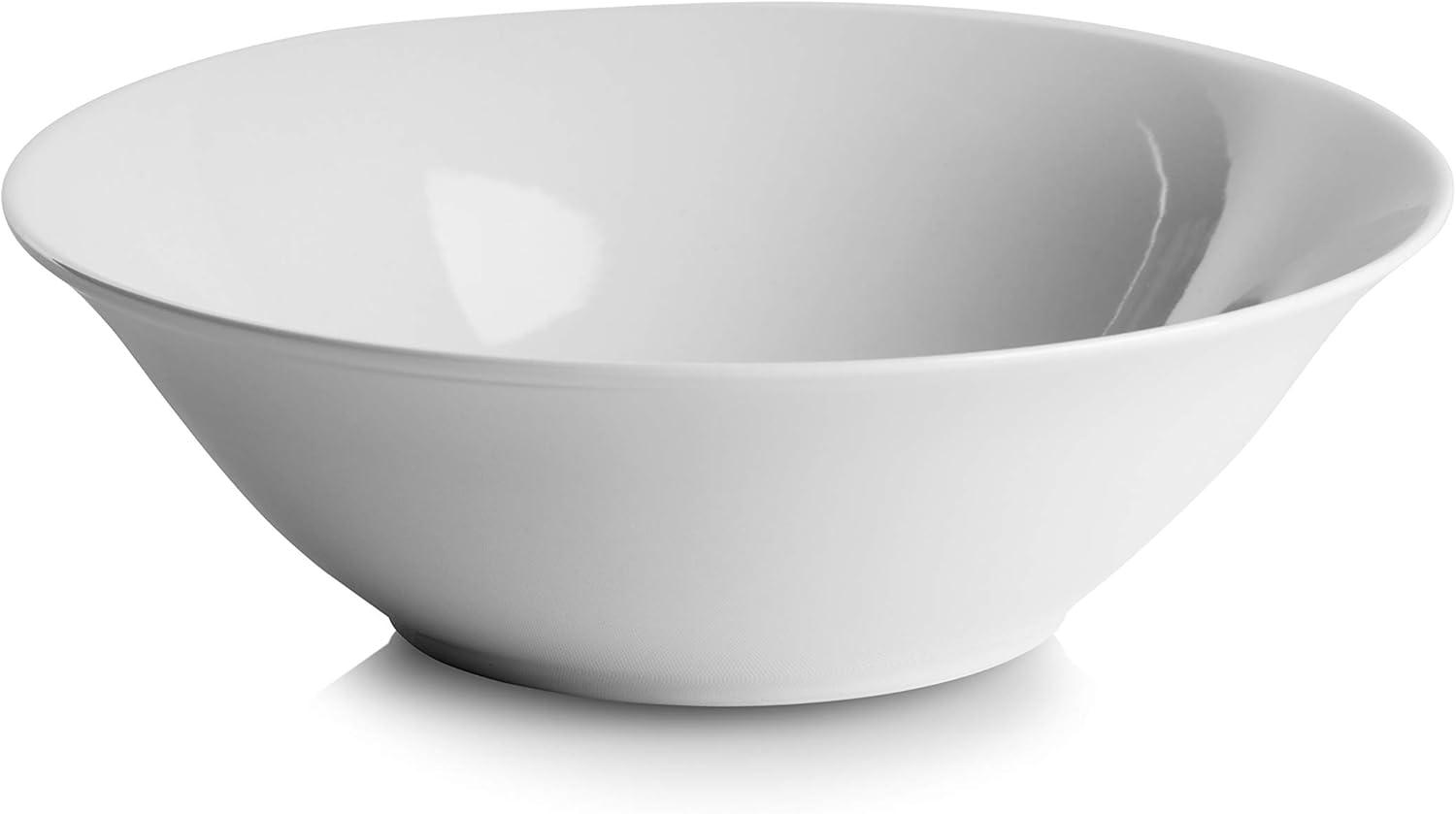 10 Strawberry Street Simply White 7" Round Cereal Bowl, Set of 6